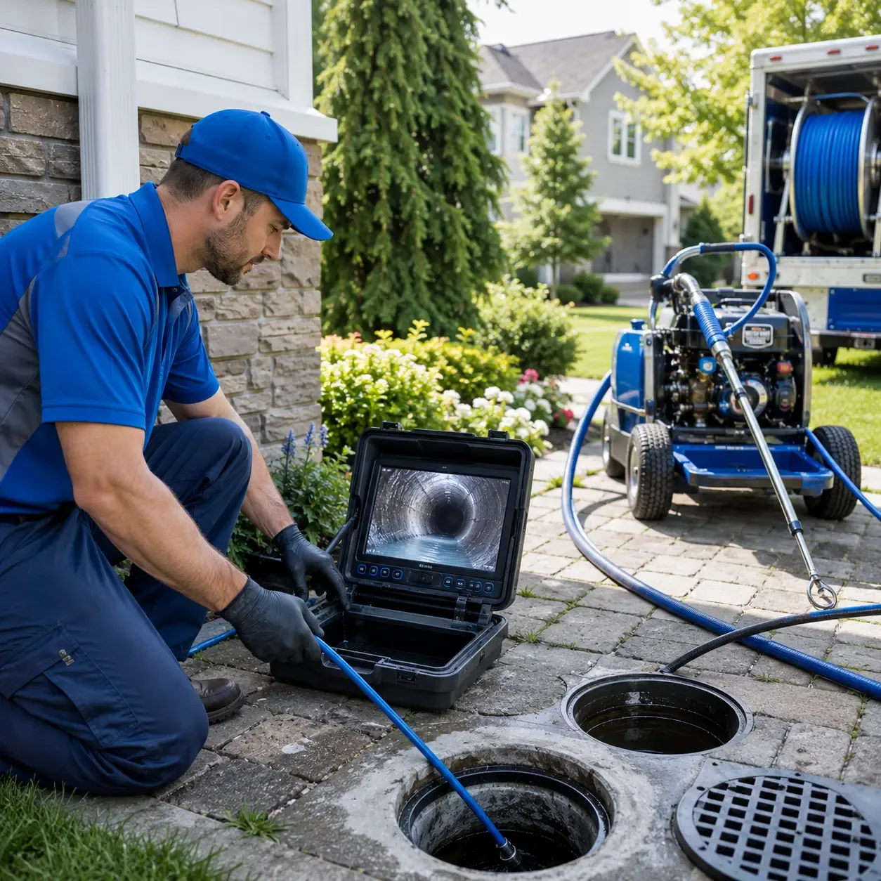 Outdoor drain cleaning professionals serving Mccracken, KS
